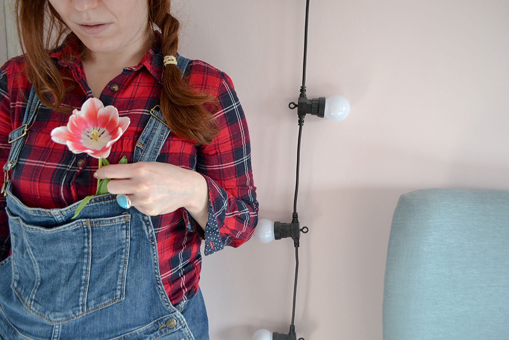 Tulip and dungarees
